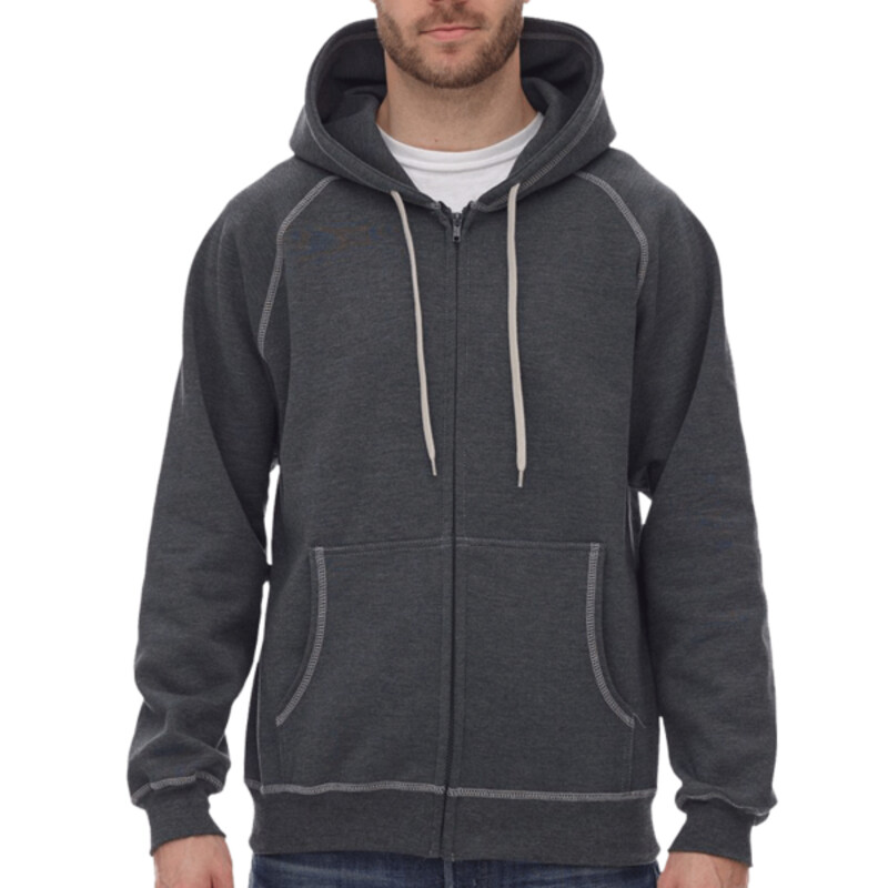Extra Heavy Full-Zip Hooded Sweatshirt Thumbnail