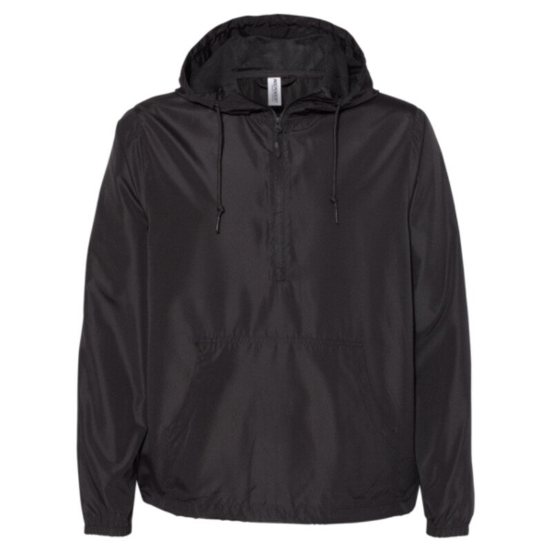 Unisex Lightweight Quarter-Zip Windbreaker Pullover Jacket Thumbnail