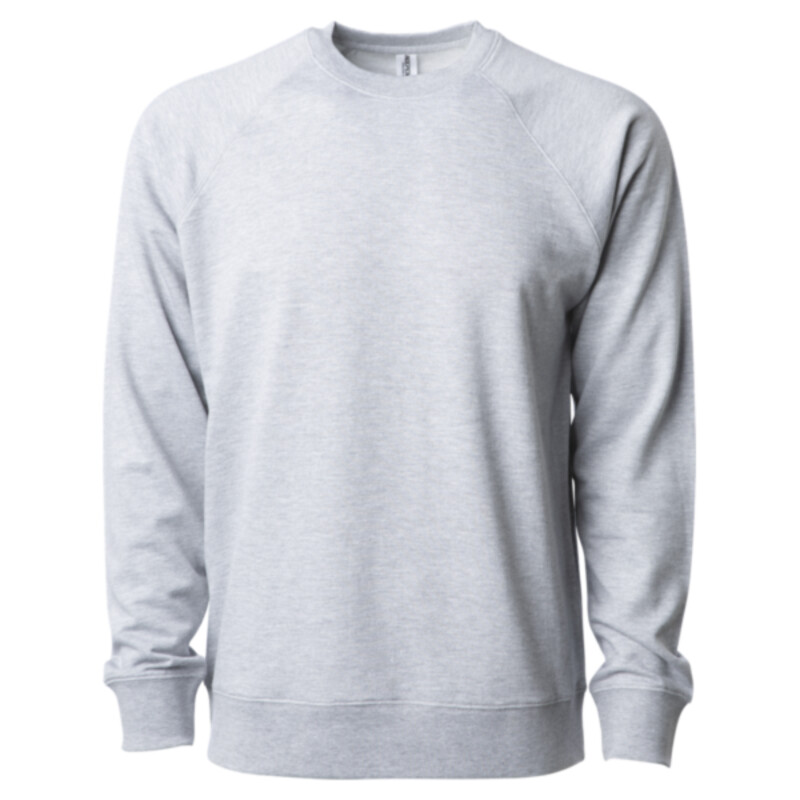 Unisex Icon Lightweight Loopback Terry Crewneck Sweatshirt Thumbnail