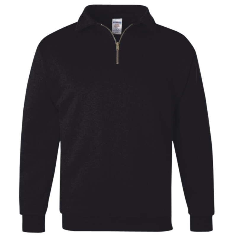 Unisex Nublend® Cadet Collar Quarter-Zip Sweatshirt Thumbnail