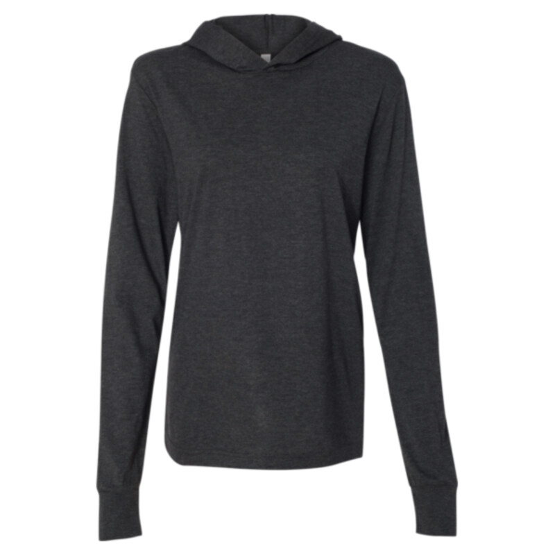 Unisex Jersey Hooded Long Sleeve Tee Thumbnail