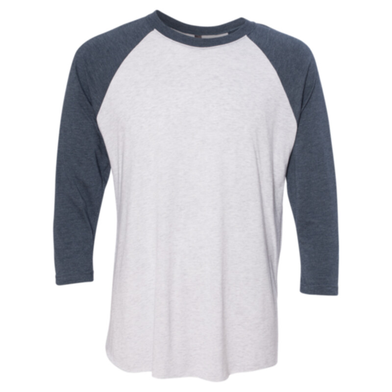 Unisex Triblend Three-Quarter Raglan T-Shirt Thumbnail