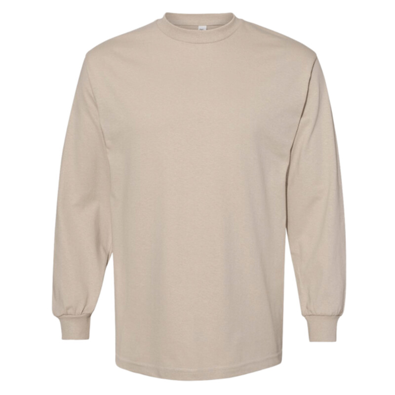 Unisex Heavyweight Cotton Long Sleeve Tee Thumbnail