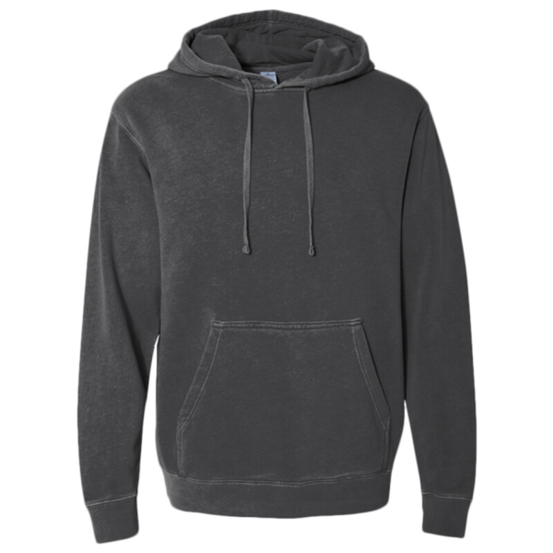 Unisex Midweight Pigment-Dyed Hooded Sweatshirt Thumbnail