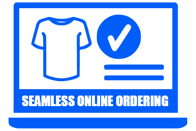 easy online ordering, custom apparel web store, fast apparel ordering system, order t-shirts online with Black Sheep Designs