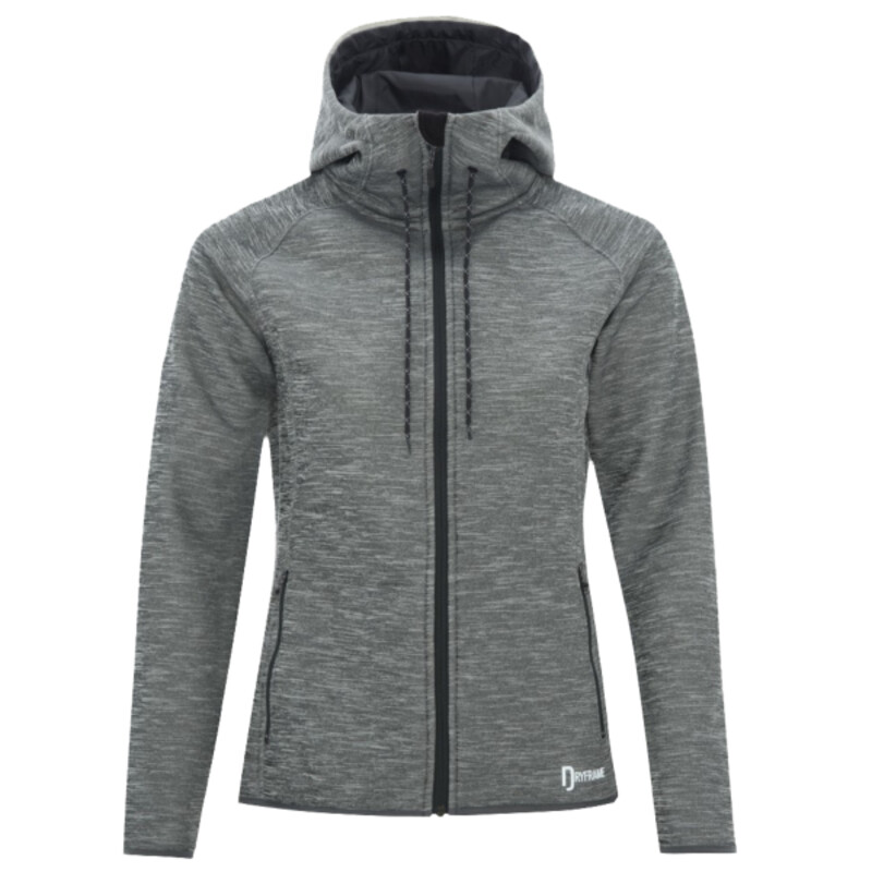DRYFRAME® DRY TECH WATER RESISTANT FLEECE FULL ZIP HOODED LADIES' JACKET Thumbnail