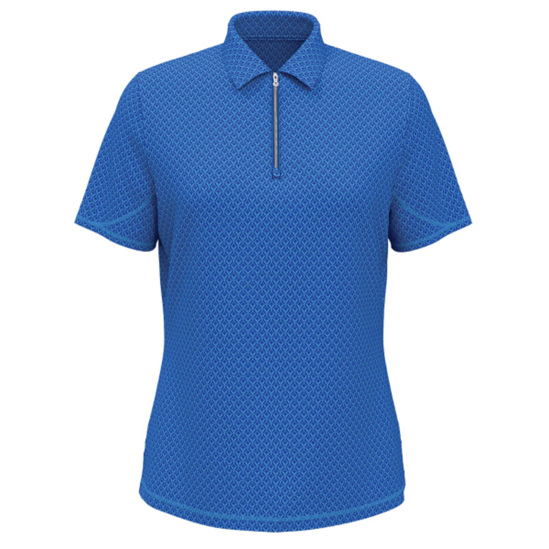 CALLAWAY ALL-OVER STITCHED CHEV LADIES’ POLO Thumbnail