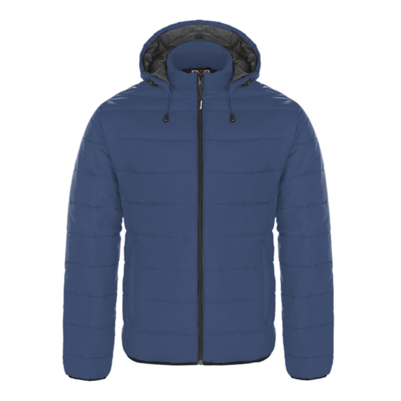 Men's Puffy Jacket With Detachable Hood Thumbnail