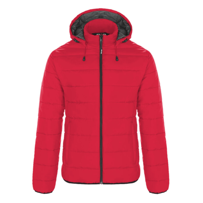 Ladies Puffy Jacket With Detachable Hood Thumbnail