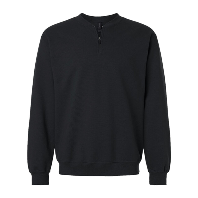 Unisex Softstyle® Midweight 1/4 Zip Sweatshirt Thumbnail